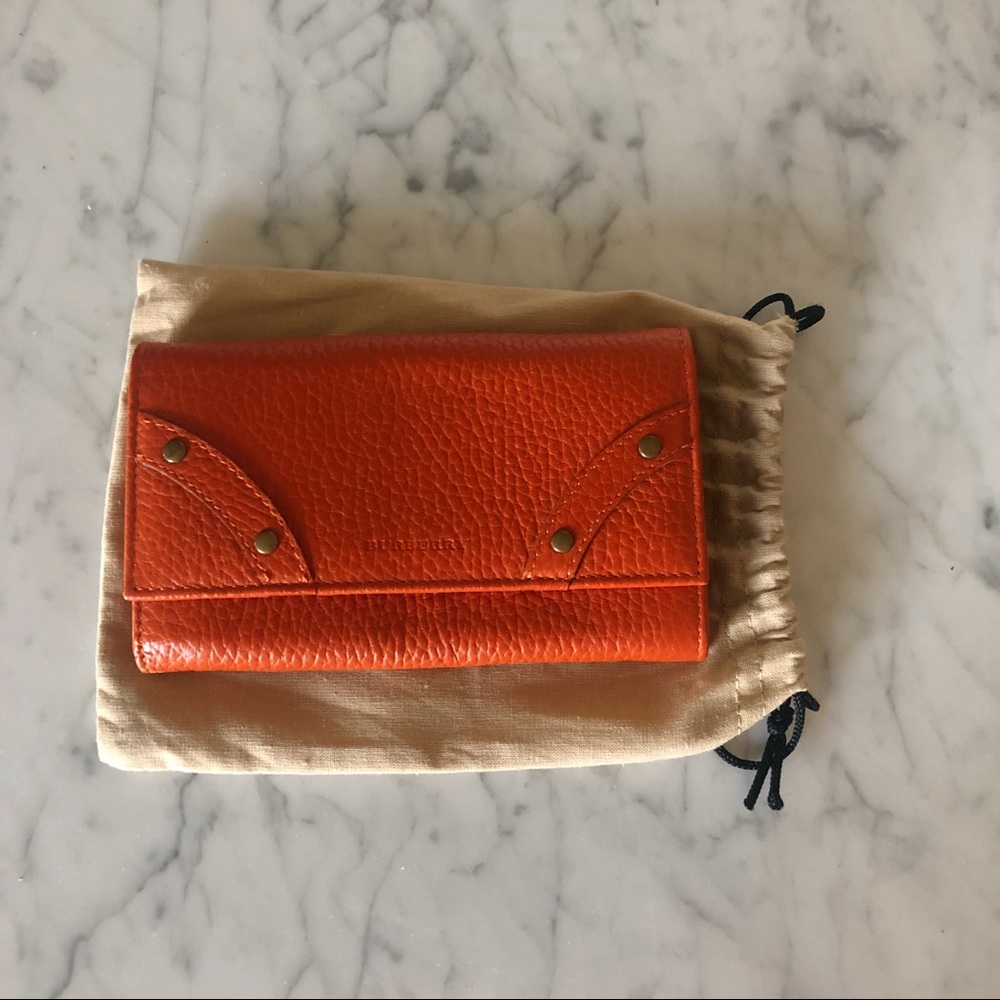Burberry Orange Wallet